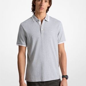Men’s Michael Kors Light Gray Polo Shirt NWOT